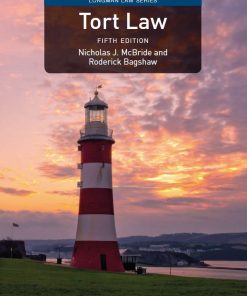Tort Law 5th 5E Nicholas McBride Roderick Bagshaw