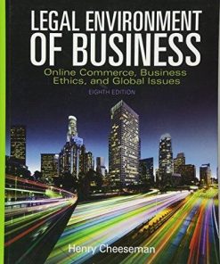 Legal Environment Of Business Online Commerce Ethics And Global Issues 8Th