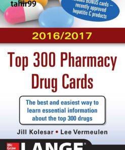 Top 300 Pharmacy Drug Cards 3rd 3E Jill Kolesar