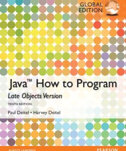 Java How to Program Late Objects Version 10th 10E