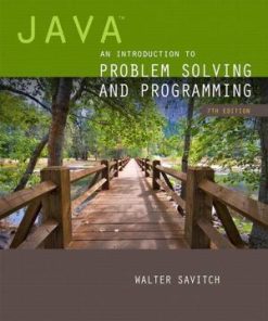 Java An Introduction To Problem Solving And Programming 7Th