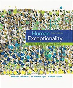 Human Exceptionality School Community and Family 12th
