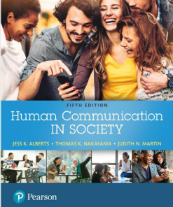 Human Communication in Society 5th by Jess K Alberts