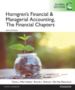 Horngren8217s Financial and Managerial Accounting 5th 5E