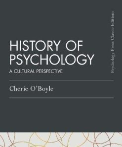History of Psychology A Cultural Perspective Psychology Press ampamp Routledge Classic s
