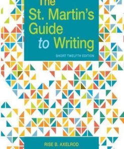 The St Martins Guide To Writing Short 12Th
