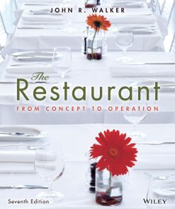 The Restaurant from Concept to Operation 7th 7E